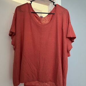Old Navy Pink flutter Short Sleeve T-Shirt